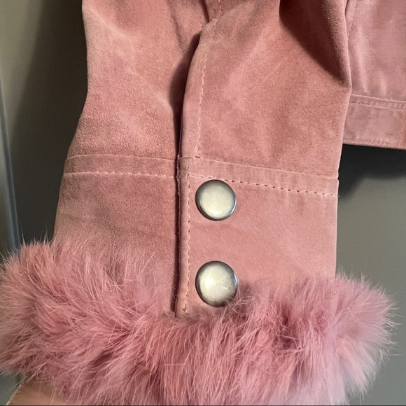 Vintage Suede and Fur Jacket with matching Sweater. Size Medium and So Cool! - Picture 3 of 13